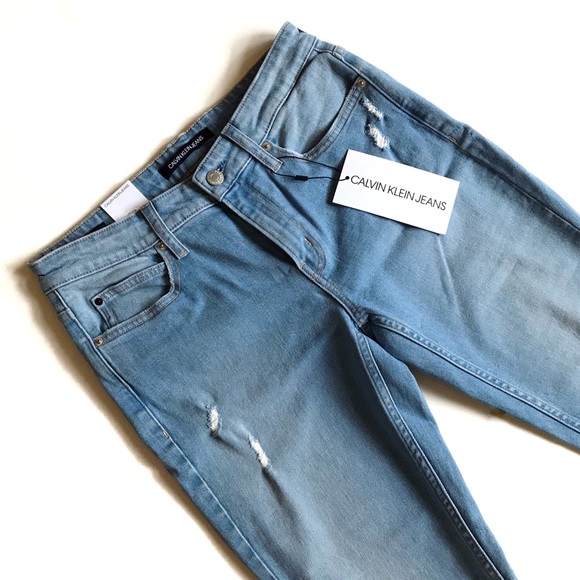 ✖️SOLD✖️Calvin Klein Jeans Mid Rise Skinny W28 x L32 NWT - Picture 3 of 6